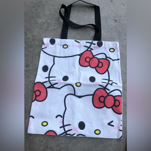 Sanrio Hello Kitty Tote Bag - White and Red - Picture 1 of 1